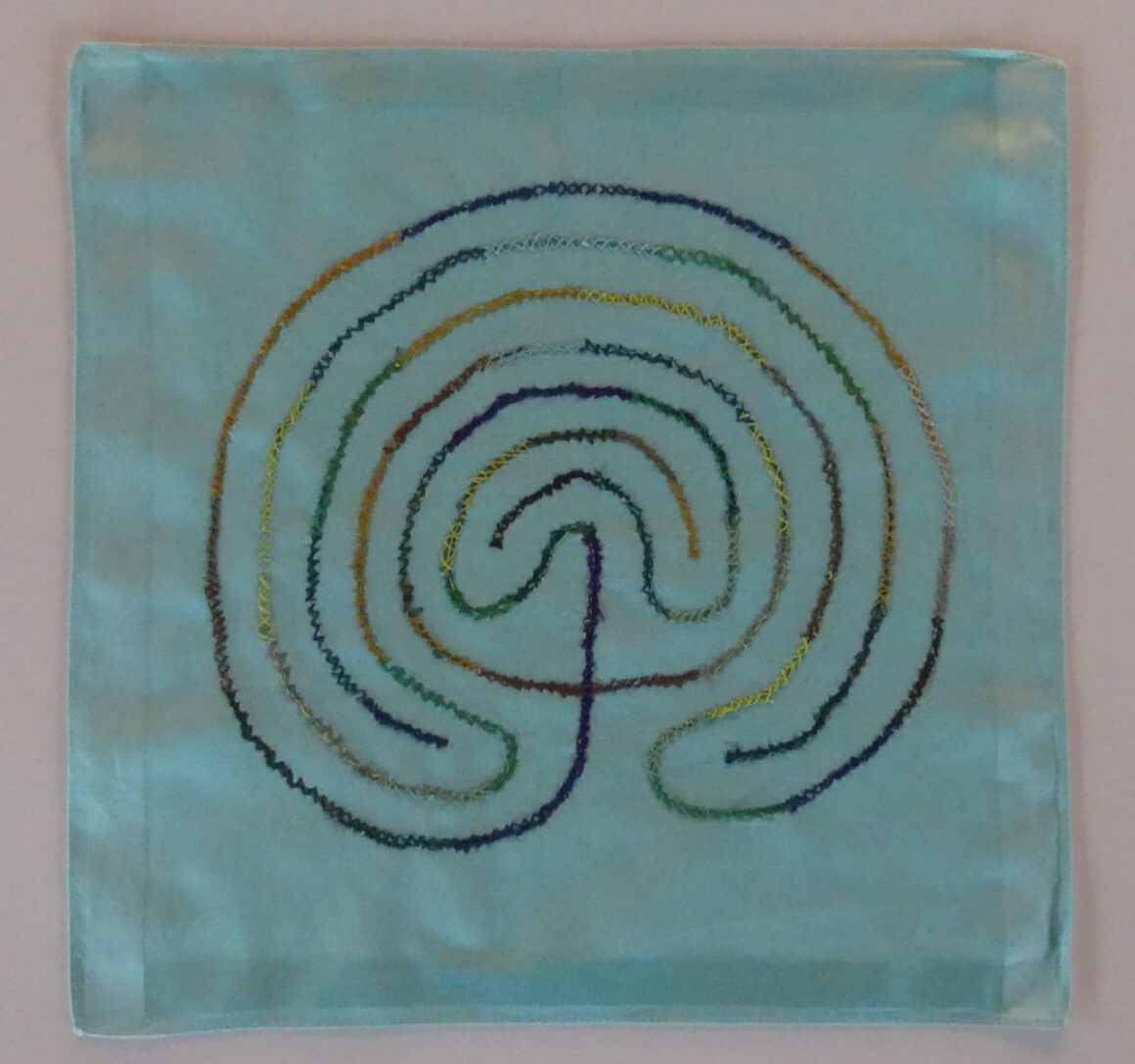 Mein Taschentuch-Fingerlabyrinth